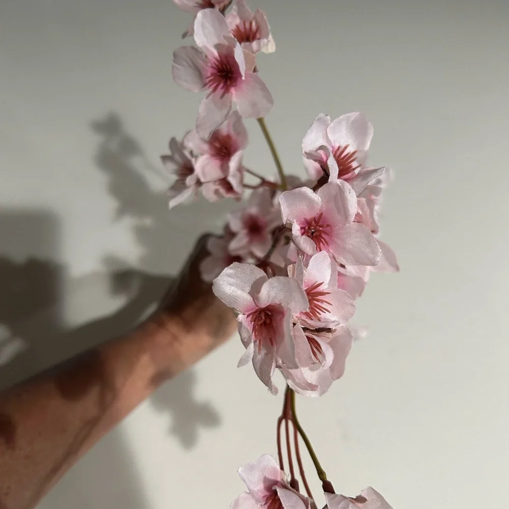 Pink Cherry Blossom Artificial Flowers (16 stems)